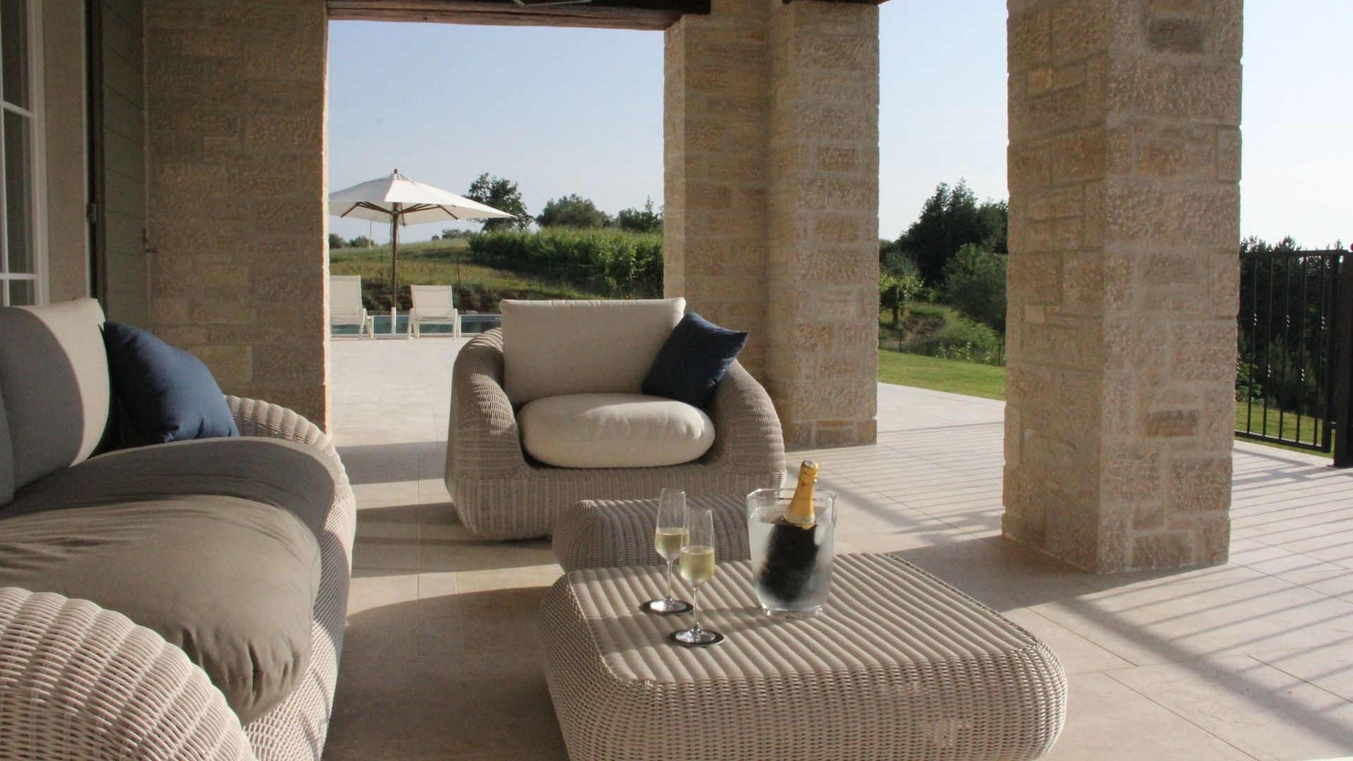 Outdoor Lounge, Istria Villa