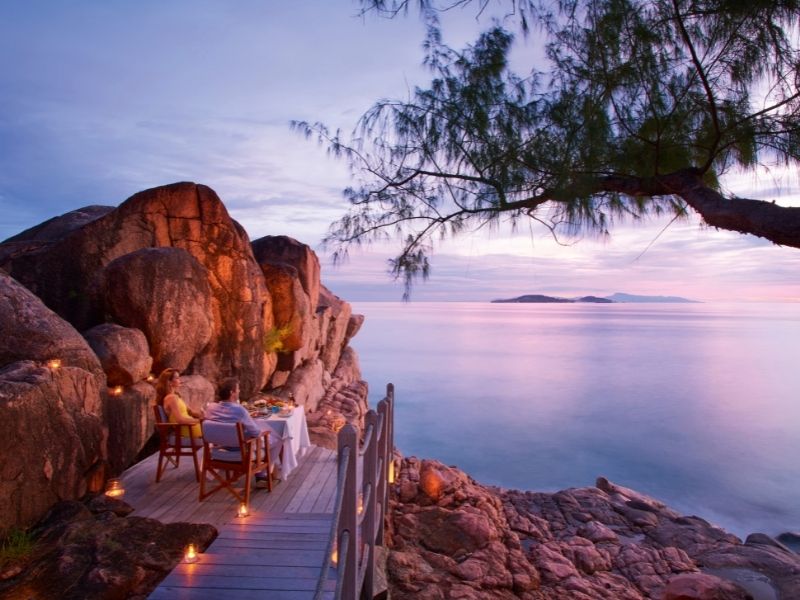 Enjoy private dining experiences during your luxury Seychelles holiday