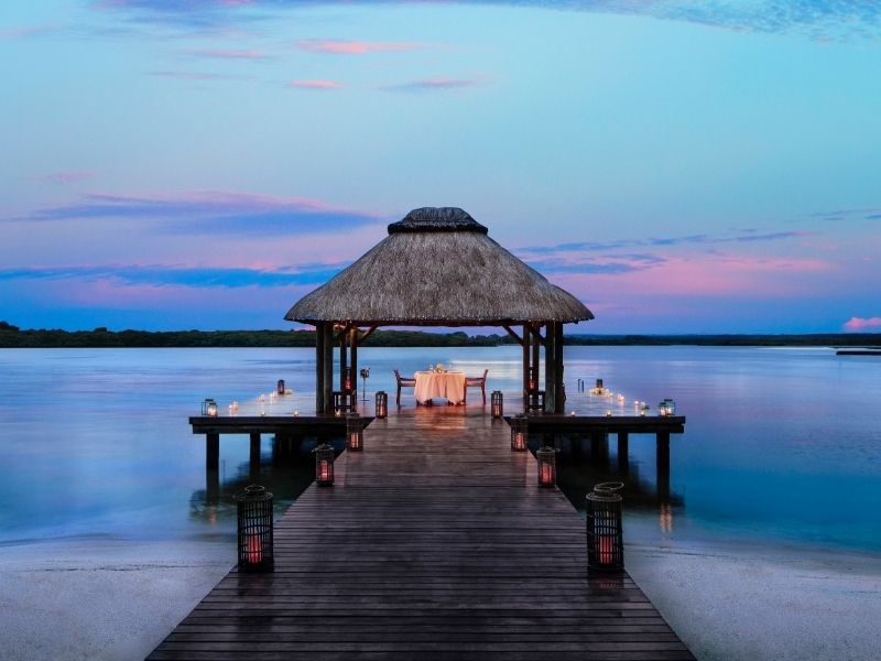 Enjoy romantic private dining experiences during your luxury holiday to Mauritius