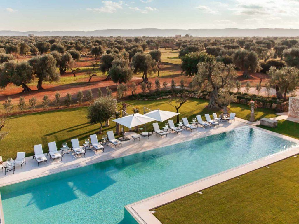 La Residenza Pool Aerial