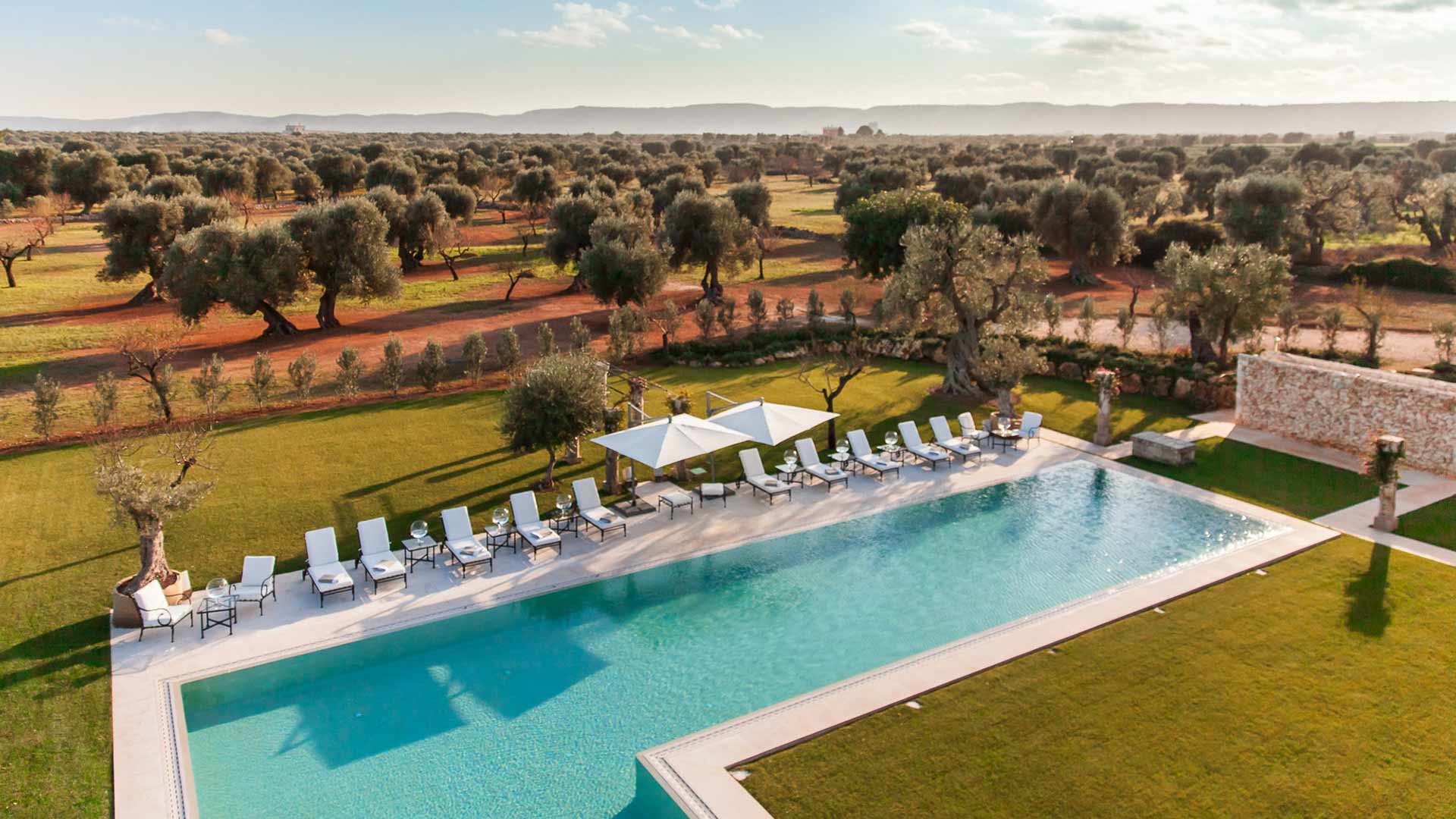 La Residenza Pool Aerial