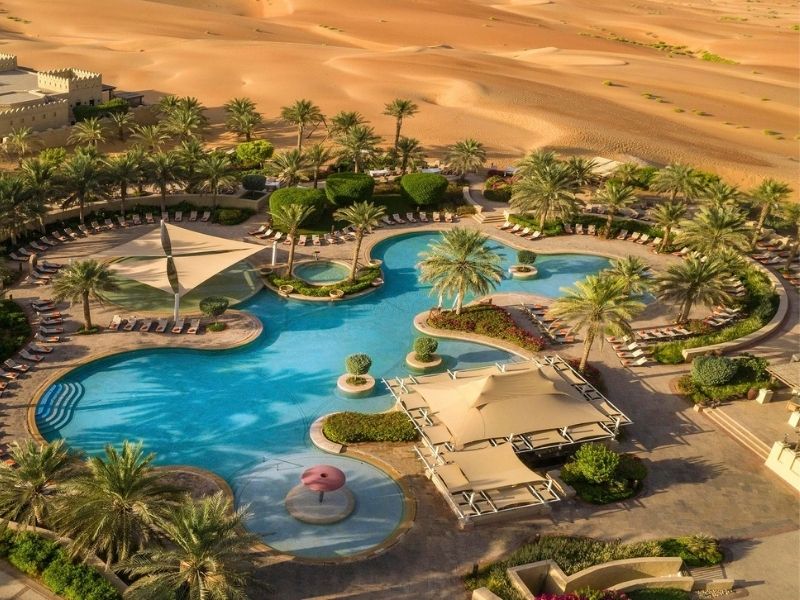 Pool at Qasr Al Sarab Desert Resort
