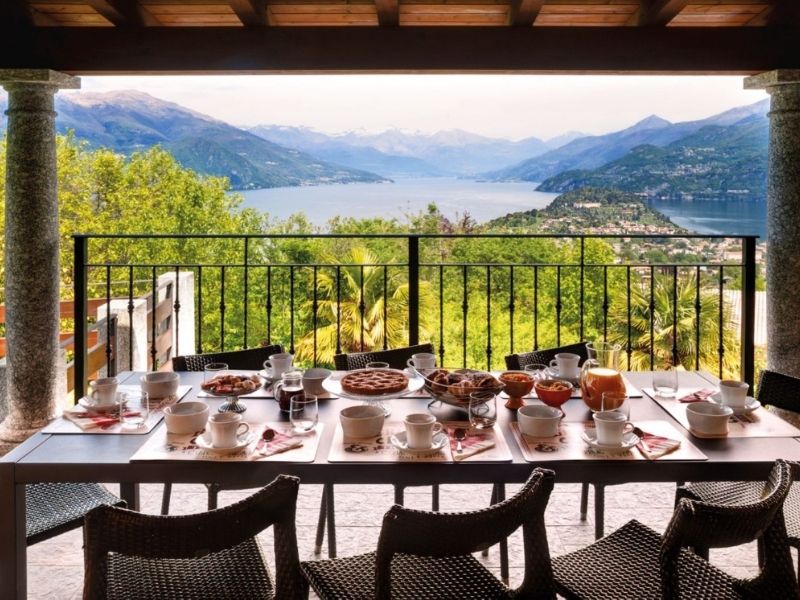 Enjoy al fresco dining on the terrace at your villa