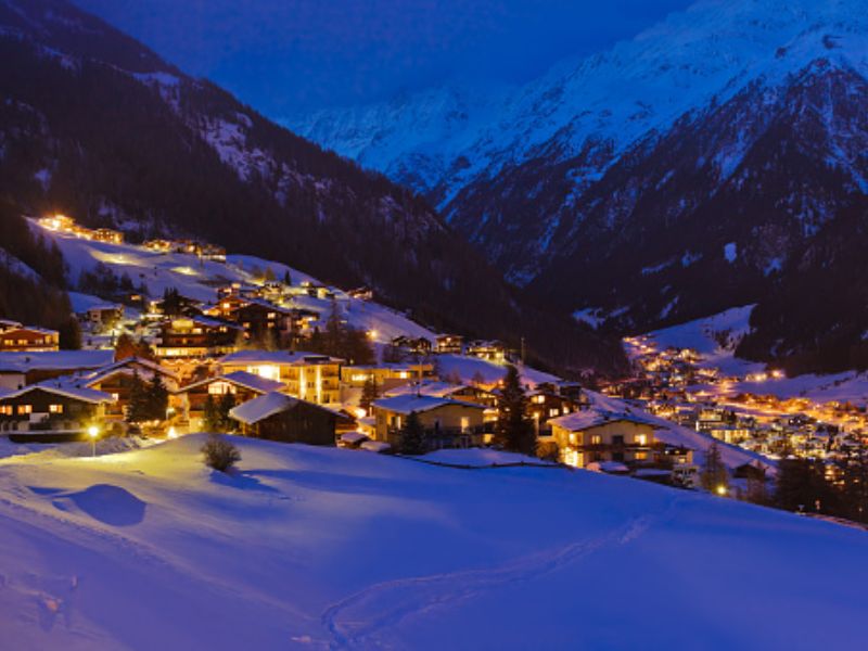 Luxury family ski holiday solden village