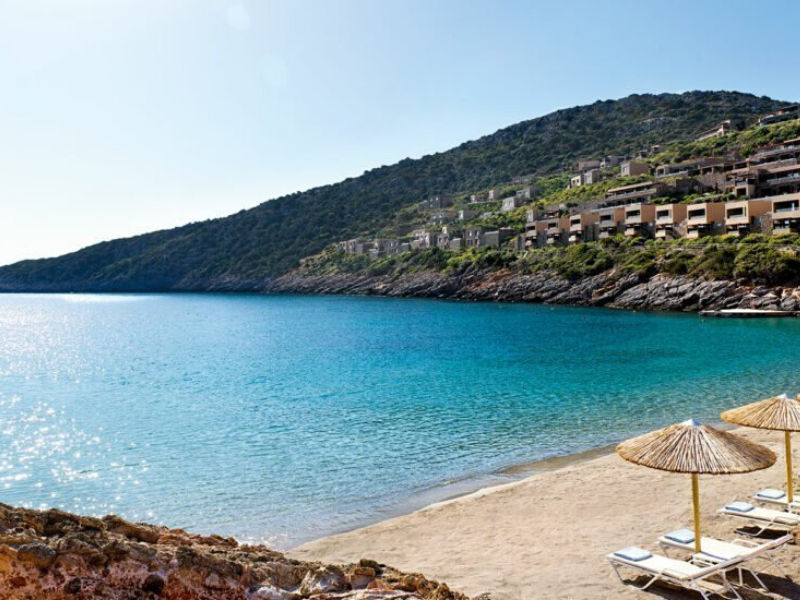 Spend the day at the beach in Crete