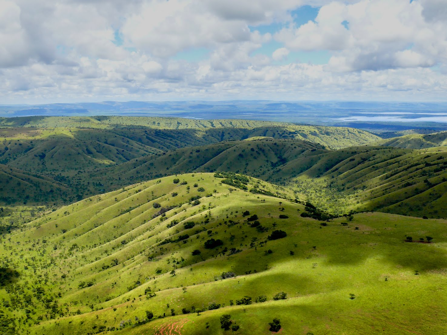 Take a scenic flight over Akagera National Park during your luxury holiday to Rwanda