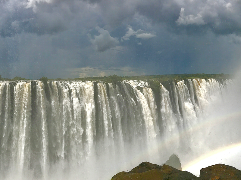 Marvel at the magnificent Victoria Falls on your luxury holiday to Zimbabwe