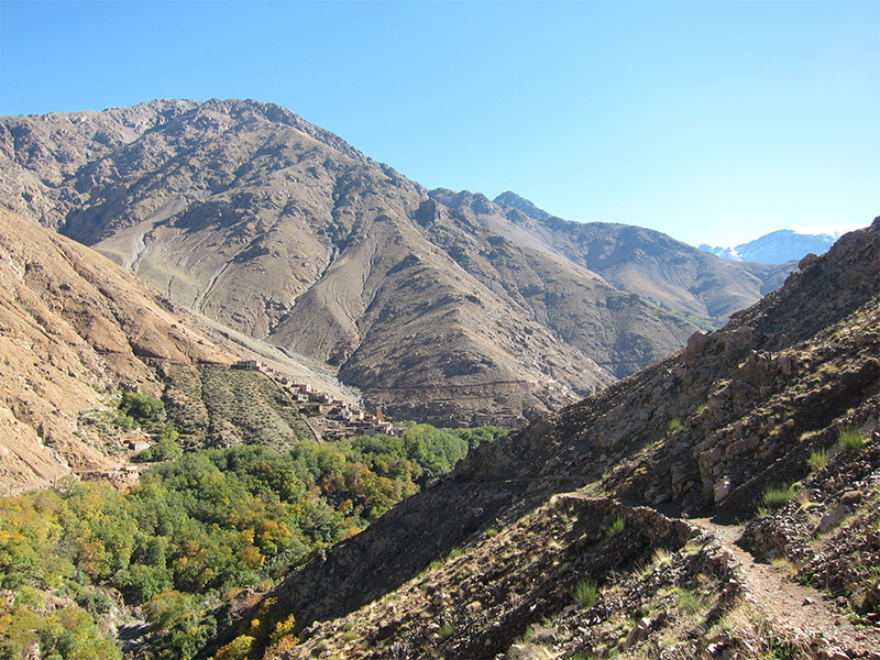 Journey through the Atlas Mountains during your luxury holiday to Morocco