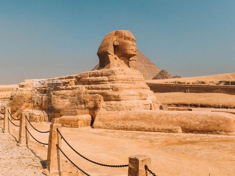 Visit the Sphinx, one of the world's greatest sculptures, during your luxury holiday to Egypt