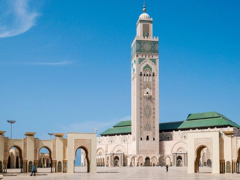 Visit the Hassan II Mosque in Casablanca during your luxury holiday to Morocco