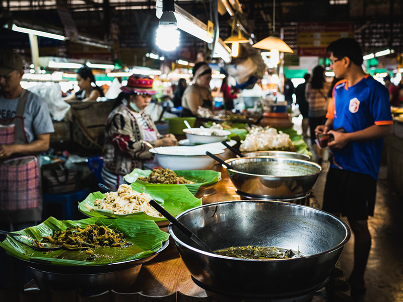 Chiang Mai food market