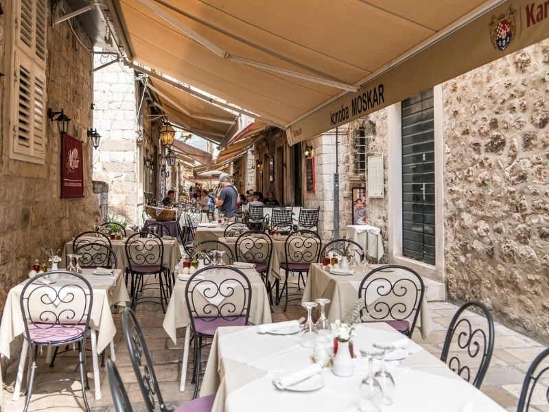 Dining in Dubrovnik Old Town