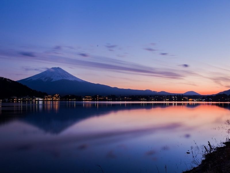 Lake Kawaguchi, Japan