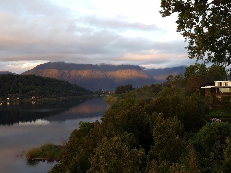 House overlooking Villarica Lake