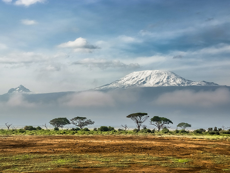 Embark on game drives in Amboseli National Park during your luxury holiday to Kenya
