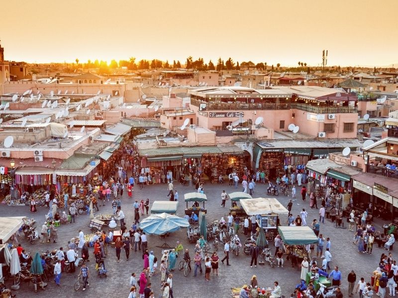 On luxury holidays to Morocco. enjoy a guided historical tour in Marrakech