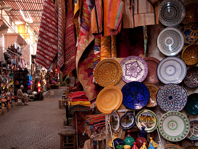 Enjoy a private Medina tour during your luxury holiday to Morocco