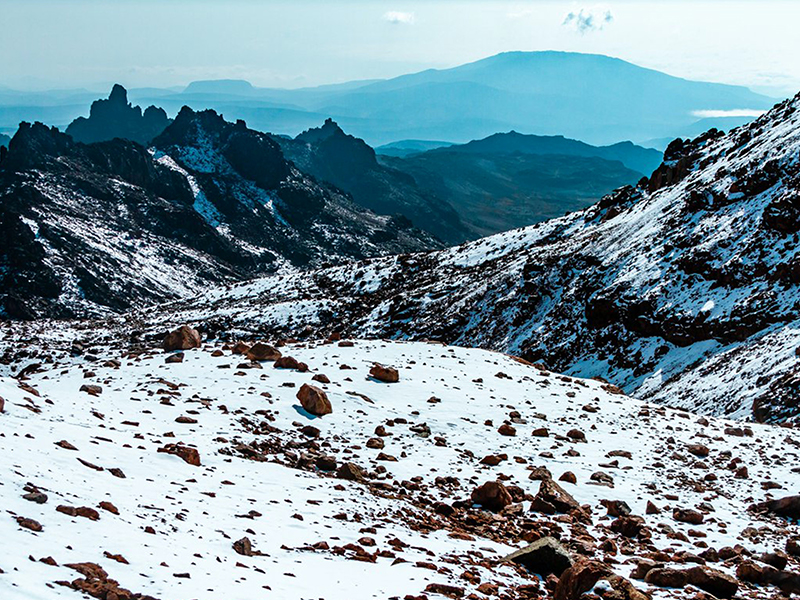 Hike Mount Kenya over five days during your luxury holiday to Kenya