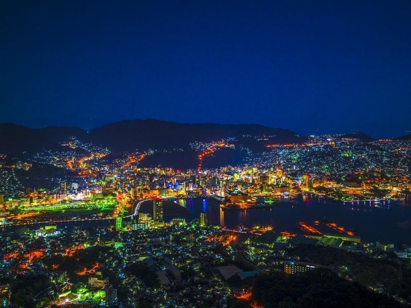 Nagasaki at night