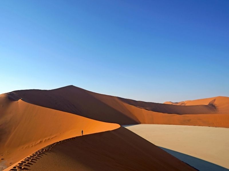 Visit the sand dunes of Sossusvlei during your luxury family holiday to Namibia