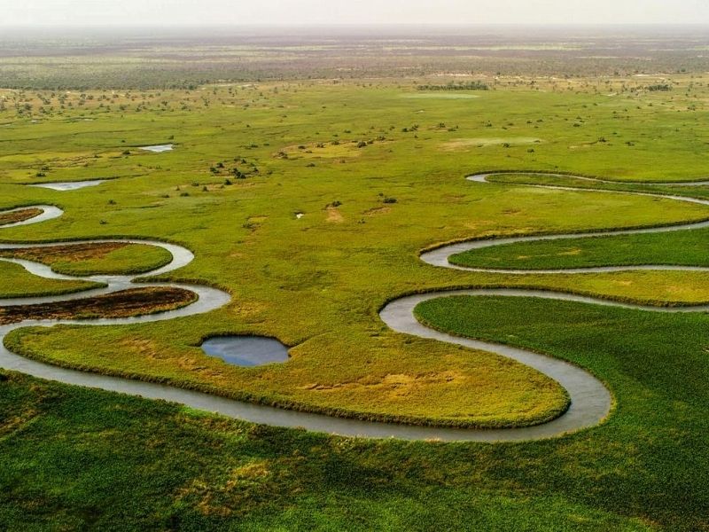 Spend three nights in a lodge on the Okavango Delta during your luxury African holiday