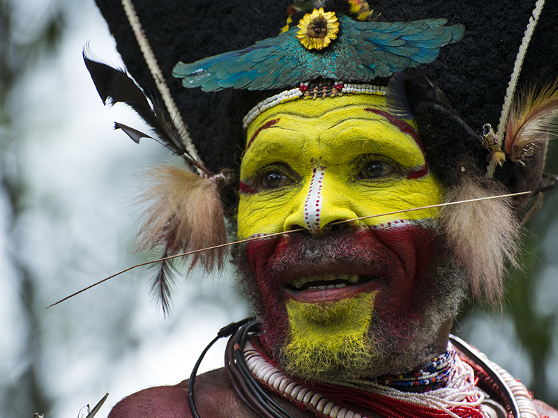 Papua New Guinea Huli Tribe