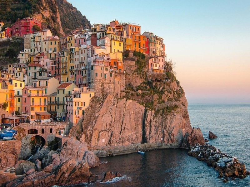 Colourful houses in Cinque Terre