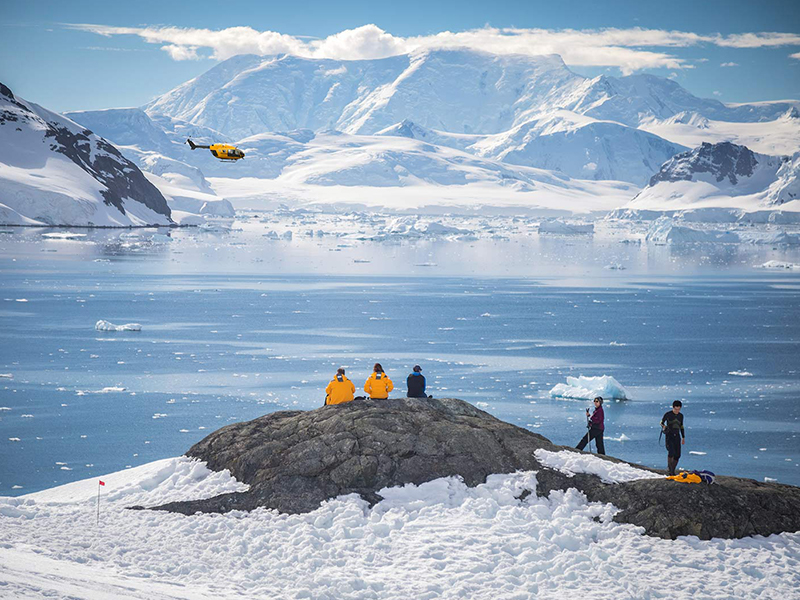 Quark Expeditions Heli