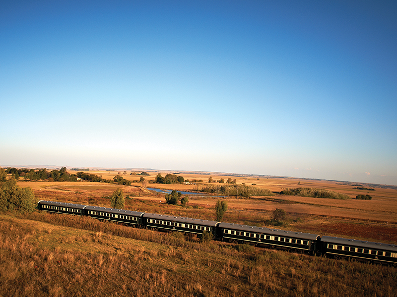 Journey from Pretoria to Victoria Falls aboard the luxurious Rovos Rail