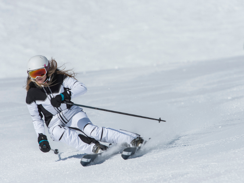 Skiing in Courchevel