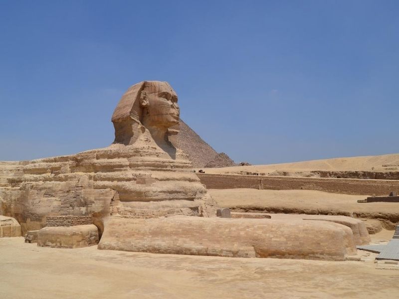 Visit the Sphinx, one of the world's greatest sculptures, during your luxury holiday to Egypt