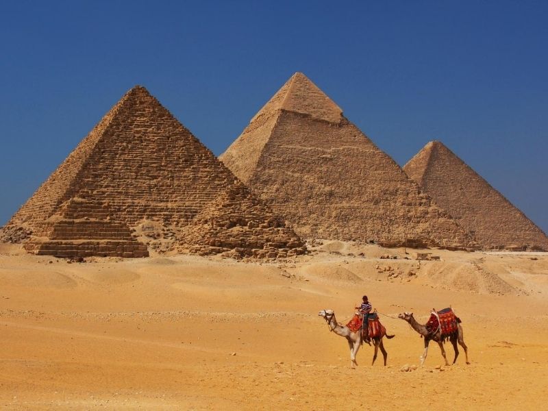 Marvel at The Pyramids of Giza during your luxury holiday to Egypt