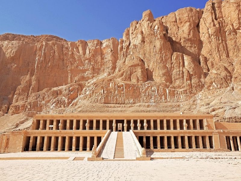 Visit Hatshepsut Temple during your luxury holiday to Egypt