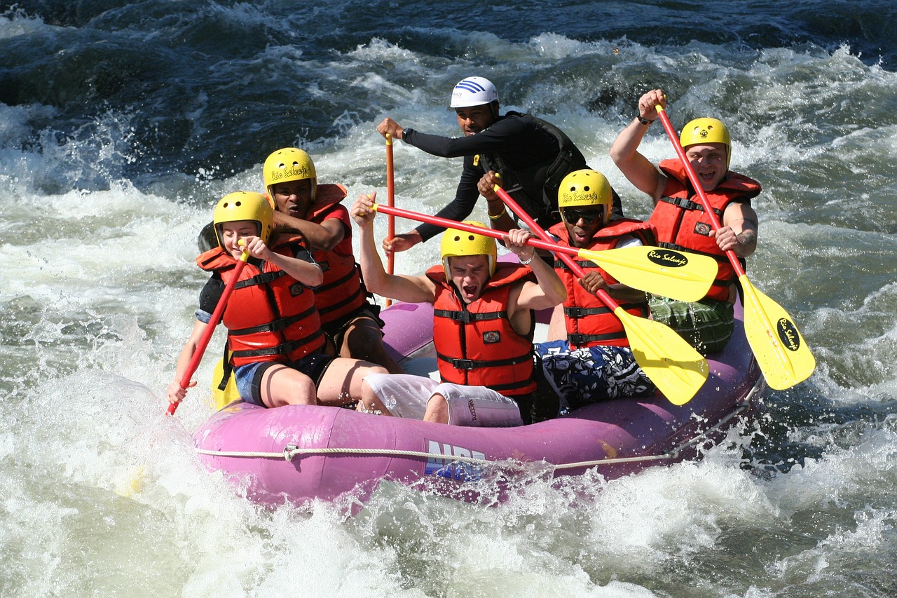 White-water rafting, Japan