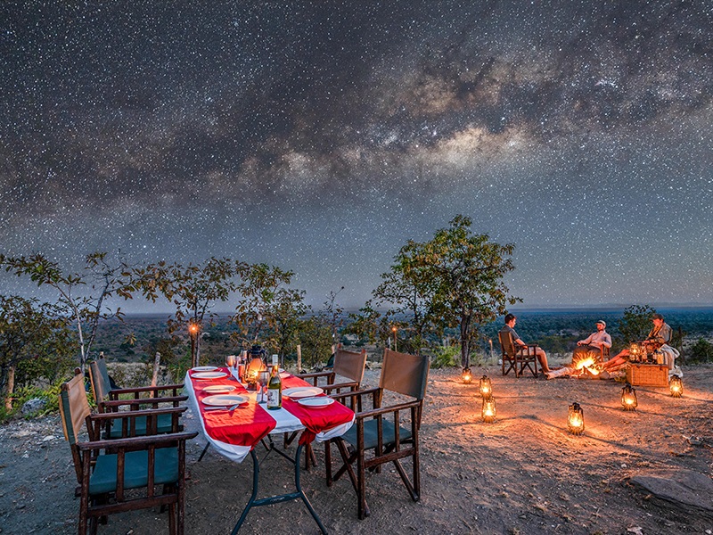 Sleep under the stars at Time + Tide Luwi safari camp