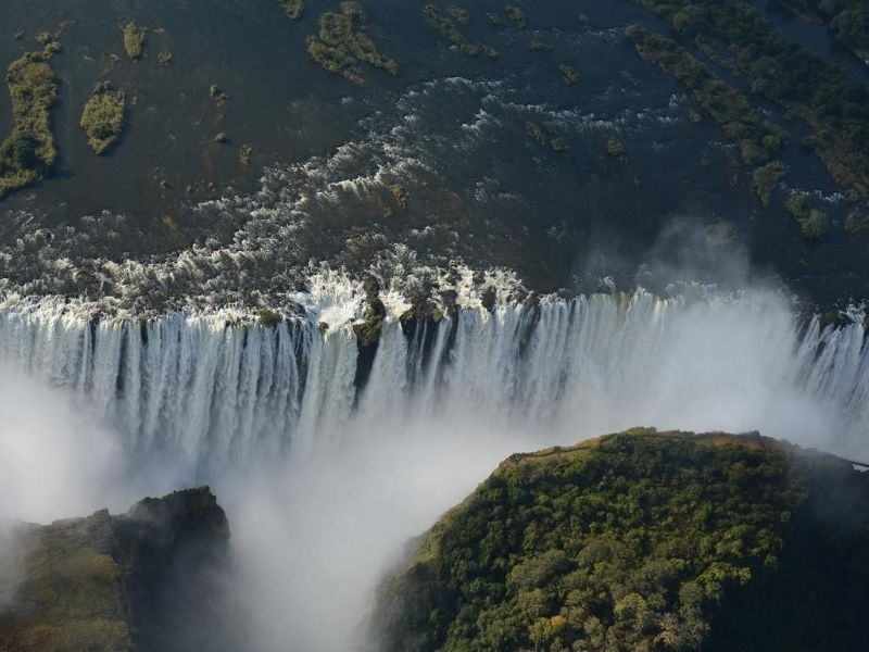 Embark on a private tour of Victoria Falls during your luxury African holiday