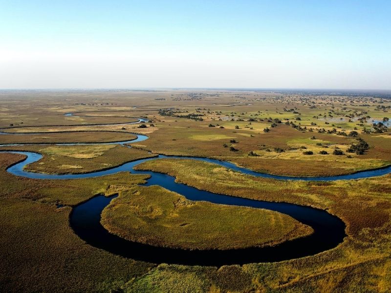 Spend three nights in a lodge on the Okavango Delta during your luxury African holiday