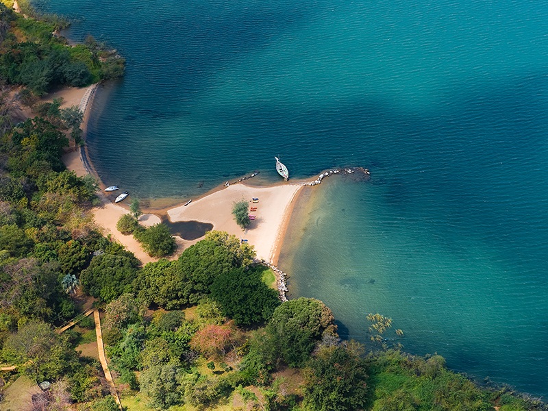 Spend 4 nights in a luxury beach lodge on Lake Malawi during your luxury African holiday