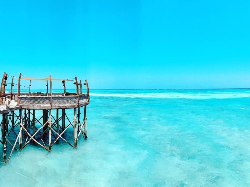 Swim in the Indian Ocean during your luxury holiday to Zanzibar