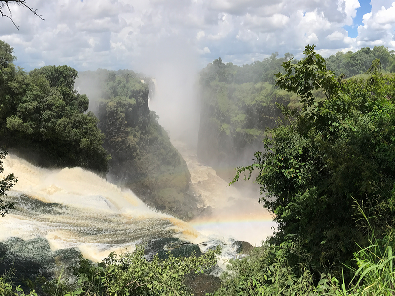 Experience an exhilarating canopy tour at Victoria Falls during your luxury holiday to Zimbabwe