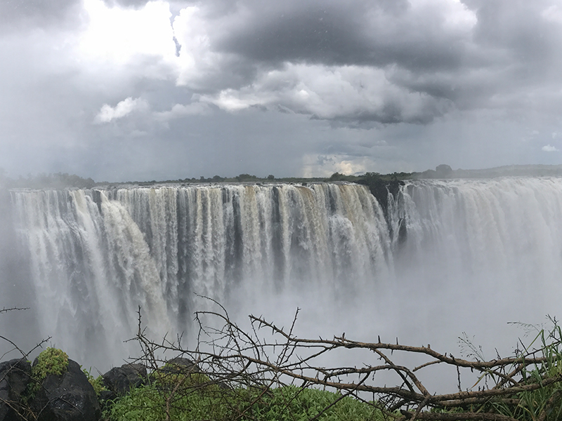 Tour the spectacular Victoria Falls with a private guide on your luxury holiday to Zimbabwe